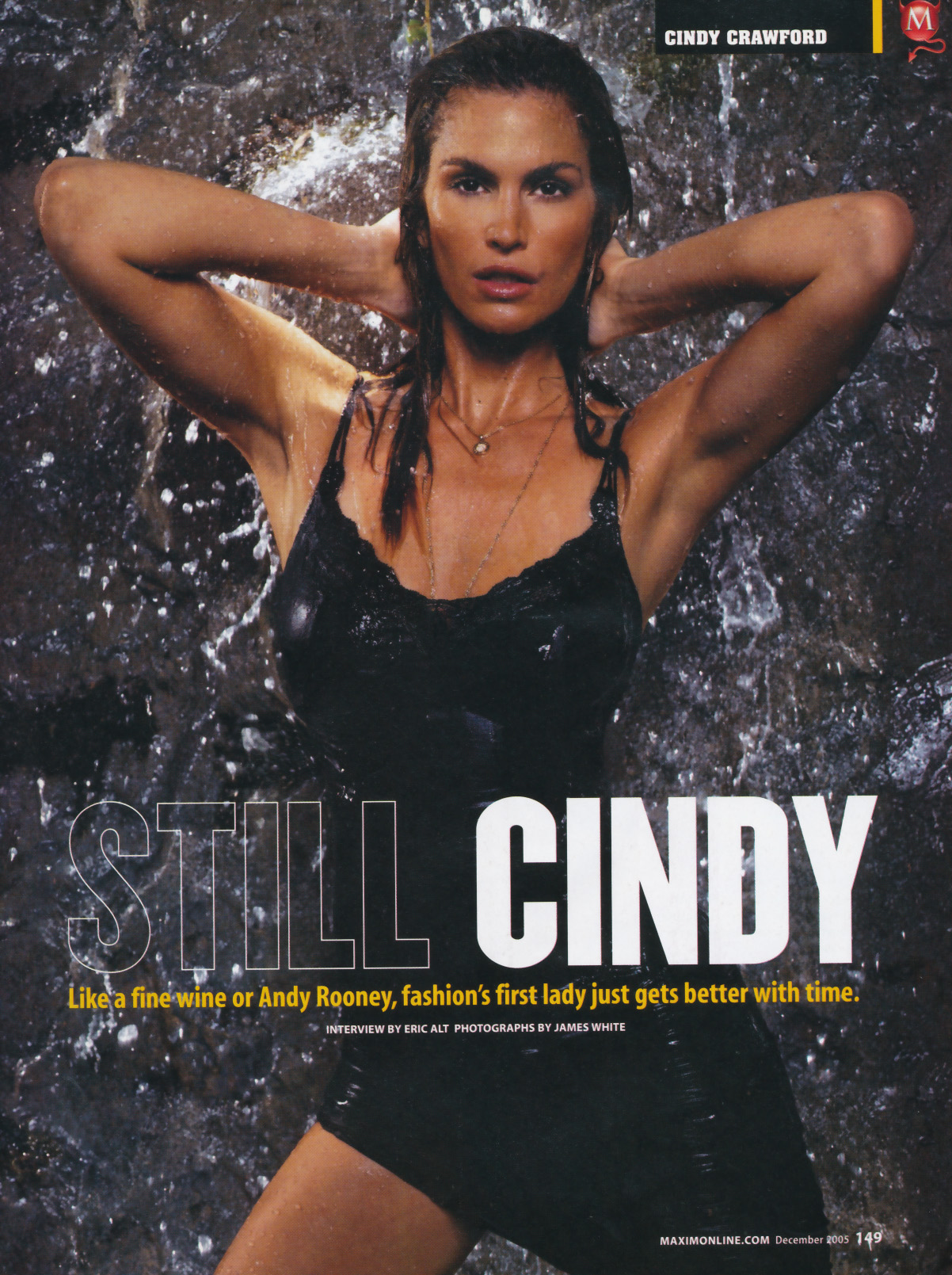 Still Cindy (Maxim USA December 2005) Credits: James White.