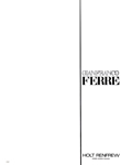 Gianfranco Ferre (-1986) Gianfranco Ferre (-1986)