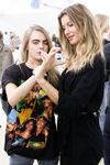 2014 - Chanel SS 2015 backstage at the Grand Palais in Paris (2014) 2014 - Chanel SS 2015 backstage at the Grand Palais in Paris (2014)