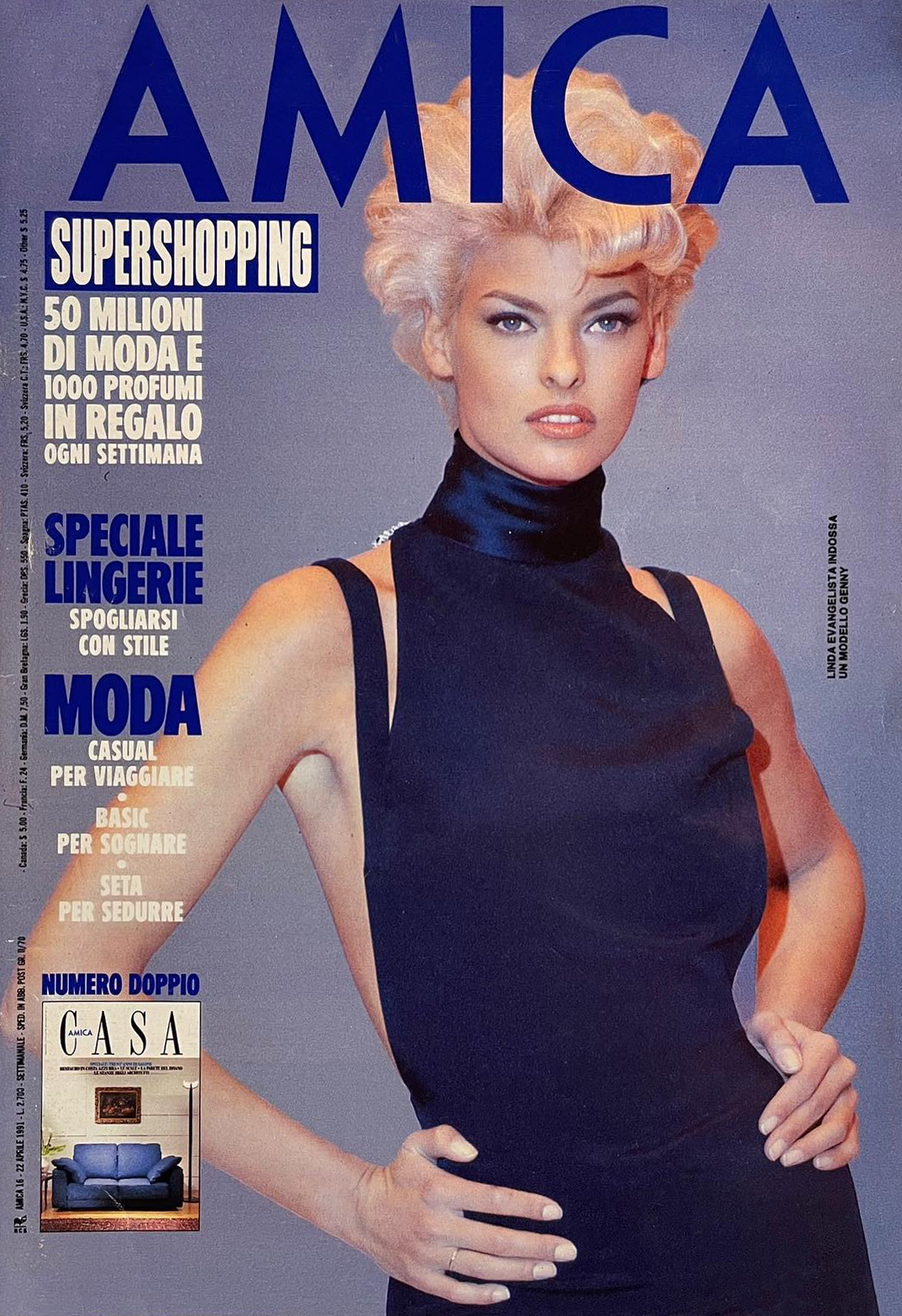 runway shows of the 1990s — Linda Evangelista, Prada S/S 1991