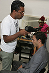 2005 09 09 - DKNY Menswear Spring 2006 backstage during Olympus Fashion Week, NYC (2005)