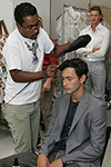 2005 09 09 - DKNY Menswear Spring 2006 backstage during Olympus Fashion Week, NYC (2005)