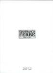 Gianfranco Ferre (-1987) Gianfranco Ferre (-1987)