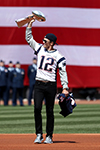 2017 04 03 - In the field carrying the Vince Lombardi trophy before the opening day game between the Boston Red Sox and the Pittsburgh Pirates at Fenway Park in Boston (2017) 2017 04 03 - In the field carrying the Vince Lombardi trophy before the opening day game between the Boston Red Sox and the Pittsburgh Pirates at Fenway Park in Boston (2017)